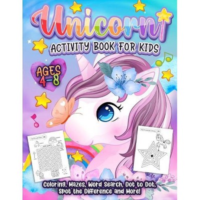 Unicorn Activity Book - by  Harper Hall (Paperback)