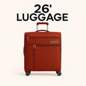 NEW YORK XPRESS XJ-1901 Softside Spinner Luggage – Lightweight, Durable & Sleek Travel Companion (20" 26" 30") - 1 of 4