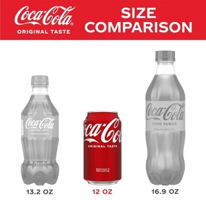 Coca-Cola Soda Soft Drink, 12 Fl Oz, 20 Pack - 1 of 4