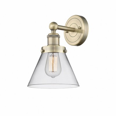 Cone - 1 Light Wall Sconce In Industrial Style-11.5 Inches Tall and 7.75 Inches Wide