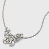 Stone Cluster Butterfly Necklace - Wild Fable™ Silver - 4 of 4