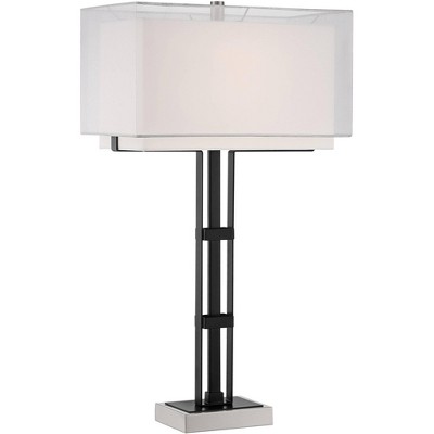 industrial table lamp with usb port