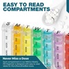 MEDca Weekly Pill Organizer: Planners for Pills and Vitamins Day Week, 4 Times-a-Day Medication Reminder - 4 of 4