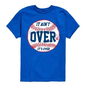 Boys' - Instant Message - It Ain't Over Baseball Short Sleeve Graphic T-Shirt - 1 of 4