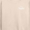 Women's - Disney Princess - Princess Rapunzel Lightweight French Terry Wide Neck Long Sleeve Shirt - 3 of 4