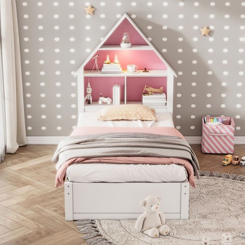 Target bookcase headboard online