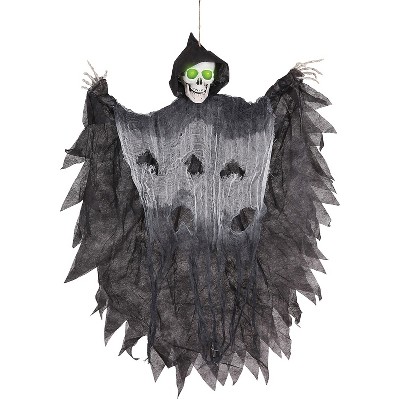 Halloween Express  35 x 27 in Light-Up Hanging Reaper