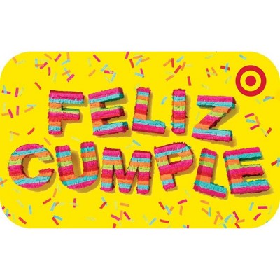 Feliz Cumple Piñata (Happy Birthday) Target GiftCard $25