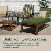 Honeycomb Outdoor Highback Dining Chair Cushion - 3 of 4