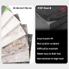 Non-porous Glossy Sintered Stone Console Table Hallway Storage Table Black Frame - 4 of 4