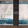 Modern Bordered Area Rugs for Bedroom Machine Washable Living Room Rug - 4 of 4