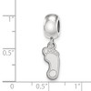 Black Bow Jewelry Sterling Silver North Carolina Tar Heels NCAA Bead Charm - 2 of 3