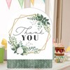 Big Dot of Happiness Boho Botanical - Greenery Thank You Giant Greeting Card - Big Shaped Jumborific Card - 16.5 x 22 inches - 2 of 4