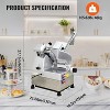 Commercial 10" Automatic Slicer Blade Electric Food Slicer Cutter 240+430W Motor - 2 of 4