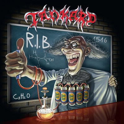 Tankard - R.i.b. - Red/white/black Splatter (Vinyl)