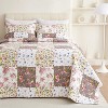 Acoinel Lightweight Cotton Blend Bedspread Set Patchwork Floral - 3 of 4