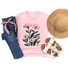 The Juniper Shop Pink Daisies Watercolor Youth Short Sleeve Tee - XL - Pink - 4 of 4