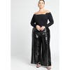 ELOQUII Women's Plus Size Square Neck Off The Shoulder Top - 4 of 4