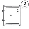 Adjust-A-Gate Steel Frame Gate Building Kit, 36"-60" Wide Opening Up To 7' High - image 2 of 4