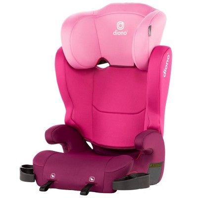 Diono Cambria 2 Latch 2 in 1 Booster Car Seat, Pink