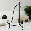 VIP Metal 19.75 in. Black Easel with Scroll Style Legs - 3 of 4