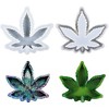 JDICTION 1 Pcs Leaf Maple Resin Mold, Weed Ashtray Silicone Molds, Leaf Tray Mold Ideal for Jewelry Storage Box Handmade Crafts Home Decoration - 2 of 4