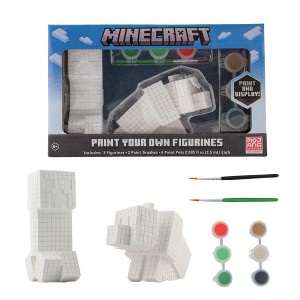 Minecraft Paint Your Own Figurines Arts and Crafts Set for Boys Girls - 1 of 4