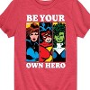 Boys' - Marvel - Be Your Own Hero Short Sleeve Graphic T-Shirt - 2 of 4