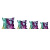 Purple Jacqueline Maldonado Armor Throw Pillow (20"x20") - Deny Designs: Artist-Designed, Indoor Polyester Square Cushion with Removable Cover - 4 of 4