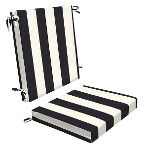 Honeycomb Outdoor Midback Dining Chair Cushion - 1 of 4