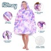 The Bare Homey - Adult Wearable Blanket - Fleece Side Pockets - 3 of 4