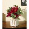 Aoibox 16 Pack Artificial Red Berry Stems 11.8 Inch for Christmas Tree Holiday Home Party Wedding Fall Thanksgiving Decorations - 4 of 4