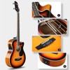 Karl Home 4 String Full Size Acoustic Electric Bass Guitar Kit - 2 of 4