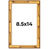 PosterPalooza | 8.5x14 Bamboo Picture Frame, UV Acrylic, 4 Finishes - Brown, Black, Gold, and Natural - 2 of 4