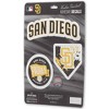 MLB San Diego Padres Sticker Decal - 3pk - 2 of 4
