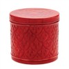 Red Metal Container with Lid (Set of 2) - 3 of 4