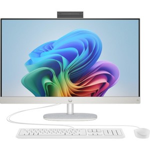 HP Essential All-in-One Computer 23.8" FHD AMD Ryzen AI 5, 16 GB;512 GB SSD - 1 of 4