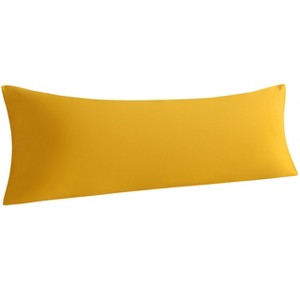 Brushed Microfiber Body Pillowcase, Super Soft Body Pillow Cover with Envelope Closure - NTBAY - 1 of 4