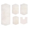 Waterford Collection Cotton Tufted Set of 5 Bath Rug Set - Home Weavers - 2 of 4