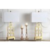 Greek Key Table Lamp 29" (Set of 2) - Antique Gold - Safavieh - 2 of 4