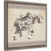 Amanti Art Boho Elephant I Neutral by Wild Apple Portfolio Canvas Wall Art Print Framed 16-in. x 16-in. - 3 of 4