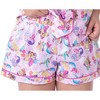 Mattel Girls' Barbie Fantasy Mermaid Princess Sleep Pajama Set Shorts Pink - 4 of 4