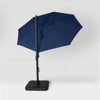 11' Round Offset Outdoor Patio Cantilever Umbrella with Black Pole - Threshold™ - 2 of 4