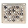Craftoutlet.Com 0.5 Inch Mini Glass Ball Ornament Set Christmas Tree Ornament Sets - 2 of 3