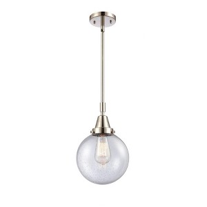 Beacon - 1 Light Stem Hung Mini Pendant In Industrial Style-12.63 Inches Tall and 8 Inches Wide - 1 of 1