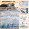 COZONY Modern Abstract Rug , Non Slip Soft Low Pile, Stain Resistant Non Shed Machine Washable for Hallway Kitchen Bathroom - 4 of 4