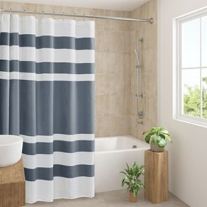 PAGED Waffle Woven Shower Curtain with 3M Scotchgard Water Repellent Treatment,Modern Shower Curtains for Bathroom - 1 of 4
