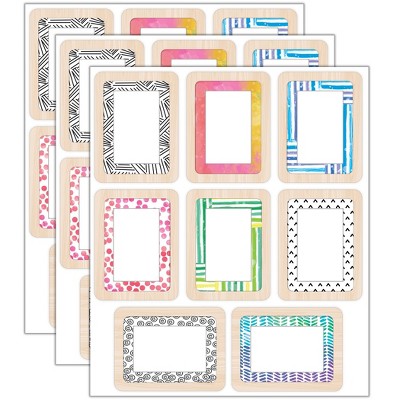 Happily Ever Elementary Creatively Inspired Frame Tags Cut-Outs, 36 Per Pack, 3 Packs