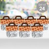Big Dot of Happiness Giraffe Print - DIY Safari Party Clear Goodie Favor Bag Labels - Candy Bags with Toppers - Set of 24 - 2 of 4