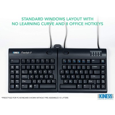 Kinesis Freestyle2 - Ergonomic Keyboard - Model KB830PBUS
